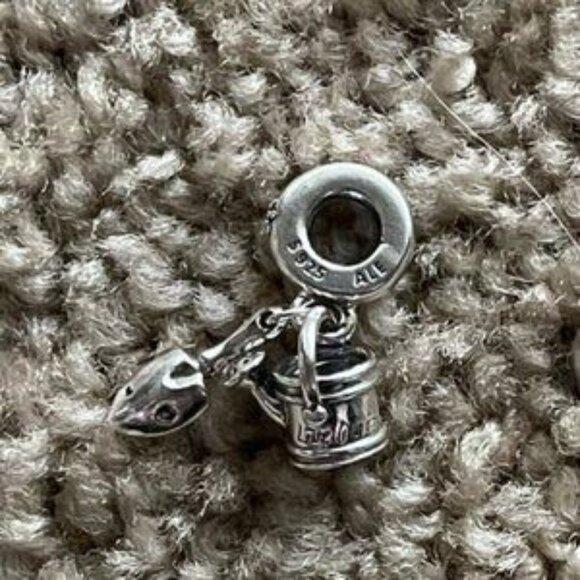 Pandora Watering Can & Trowel Dangle Charm - Picture 5 of 6